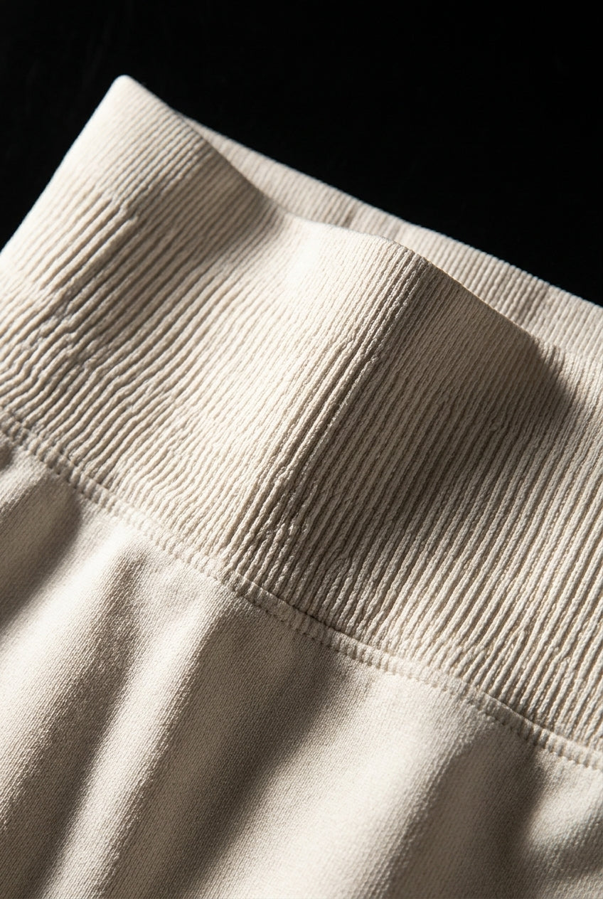Low-Rise Elastic Waistband