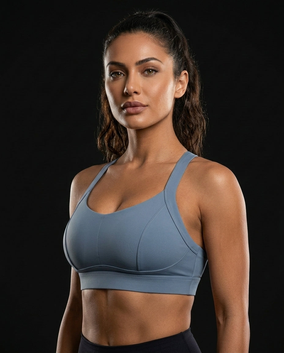 Fitness Top - Blue Gray