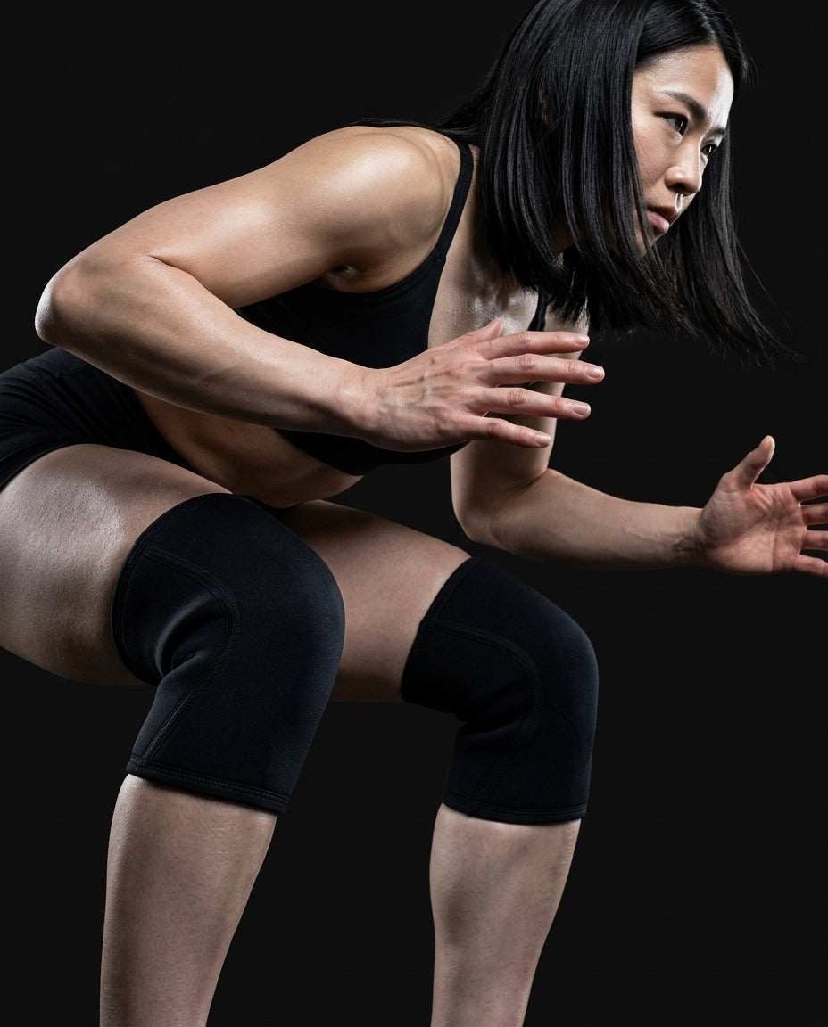 Knee Brace - Black Action